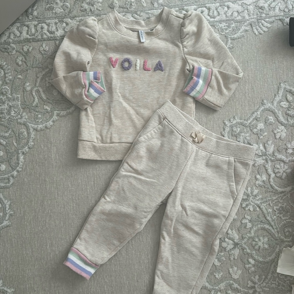 Janie & Jack sweatsuit set